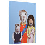 Pets Rock™ Royal Guinea Pigs // Graphic Art on Wrapped Canvas Wall Art