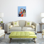 Pets Rock™ Royal Guinea Pigs // Graphic Art on Wrapped Canvas Wall Art