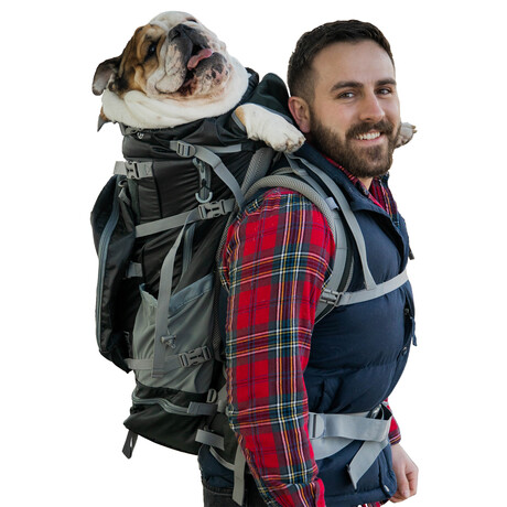 Kolossus | Big Dog Carrier & Backpack (Large Black)