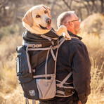 Kolossus | Big Dog Carrier & Backpack (Large Black)