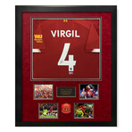 Virgil Van Dijk // Liverpool // Autographed Jersey + Framed