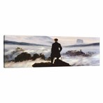 The Wanderer Above The Sea of Fog by Caspar David Friedrich (16"H x 48"W x 0.75"D)