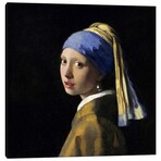 Girl with a Pearl Earring by Johannes Vermeer (18"H x 18"W x 0.75"D)