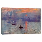 Sunrise Impression by Claude Monet (18"H x 26"W x 0.75"D)