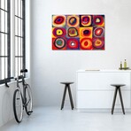 Squares with Concentric Circles by Wassily Kandinsky (18"H x 26"W x 0.75"D)