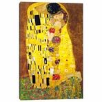 The Kiss by Gustav Klimt (26"H x 18"W x 0.75"D)