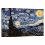 The Starry Night by Vincent van Gogh (18"H x 26"W x 0.75"D)