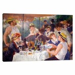 The Luncheon of the Boating Party 1881 by Pierre-Auguste Renoir (18"H x 26"W x 0.75"D)