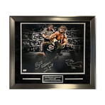 Bret Hart & Shawn Michaels // Autographed Photograph + Framed