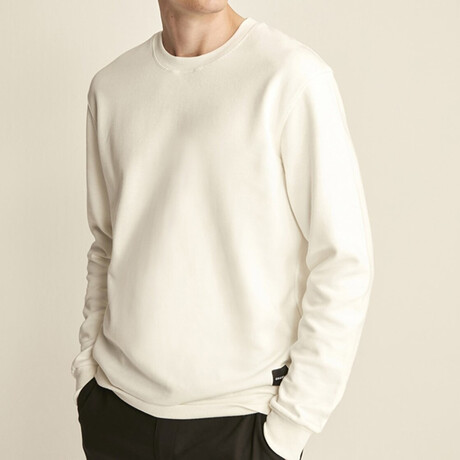 Comfort Fit Sweatshirt // White (S)
