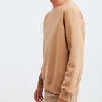 Comfort Fit Sweatshirt // Brown (M)