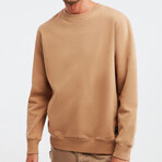 Comfort Fit Sweatshirt // Brown (M)