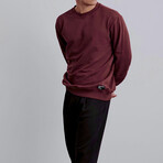 Comfort Fit Sweatshirt // Maroon (M)