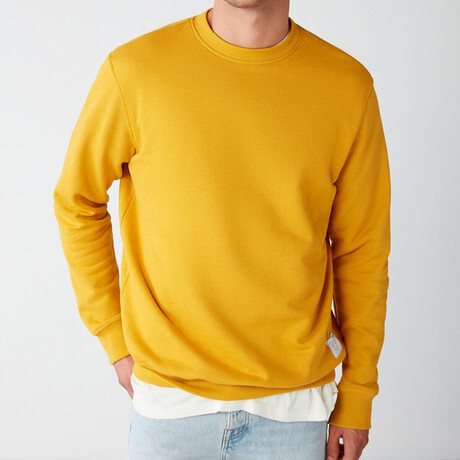 Comfort Fit Sweatshirt // Yellow (S)