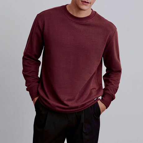 Comfort Fit Sweatshirt // Maroon (S)