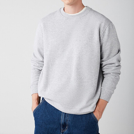 Comfort Fit Sweatshirt // Light Gray (S)