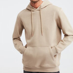 Comfort Fit Hoodie // Beige (M)