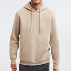 Comfort Fit Hoodie // Beige (M)