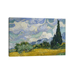 Wheat Field With Cypresses, June-July 1889 (Metropolitan Museum Of Art, NYC) by Vincent van Gogh (18"H x 26"W x 0.75"D)