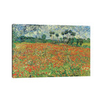 Field Of Poppies, Auvers-sur-Oise, 1890 by Vincent van Gogh (18"H x 26"W x 0.75"D)