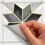 Authentic Belindina Cement Tile Stickers // Set of 60 (23.4"H x 39"W Area)