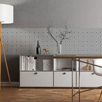 Scandinavian Cement Tile Stickers Greenland // Set of 15 (11.7"H x 19.5"W Area)