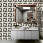 Authentic Belindina Cement Tile Stickers // Set of 60 (23.4"H x 39"W Area)