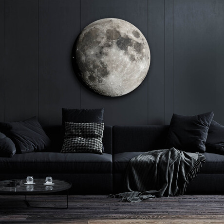 The Moon by Epic Portfolio (12"H x 0.2"W x 12"D)