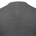 Mens Thermal Henley Long Sleeves Shirts // Charcoal (M)