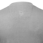 Mens Thermal Henley Long Sleeves Shirts // Gray (M)