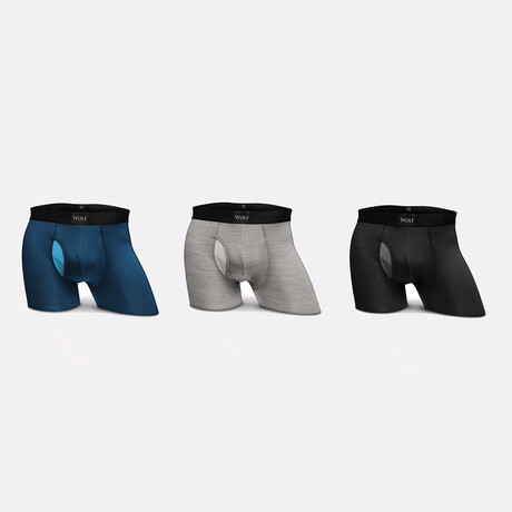 Luxe Boxer Brief // Part Time Bundle // 3 Pack // Multi (S)
