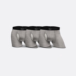 Luxe Boxer Brief // Part Time Bundle // 3 Pack // Gray (XS)