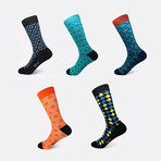 5 Pack Socks // Seville + Marquise + Aspen + Razor + Sparrow