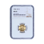 1904 $2.5 Gold Liberty // NGC Certified MS65 // Wood Presentation Box