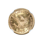 1904 $2.5 Gold Liberty // NGC Certified MS65 // Wood Presentation Box