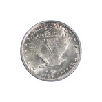 1927 Standing Liberty Quarter // PCGS Certified AU58 // Deluxe Collector's Pouch