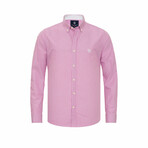 Basilisco Men's Shirt // White + Pink (3XL)