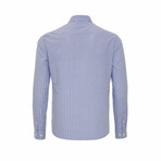 Defendente Men's Shirt // Blue + Black (Large)