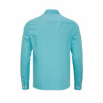 Oronzo Men's Shirt // Turquoise (Small)