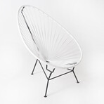 Acapulco Lounge Chair // Neutral (Blanco)
