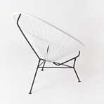 Acapulco Lounge Chair // Neutral (Blanco)