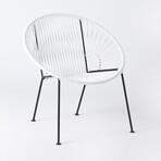 Ixtapa Lounge Chair // Neutral (Blanco)