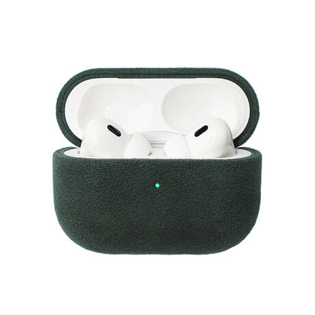 Alcantara AirPods Pro Case // Forest Green (Gen 1)