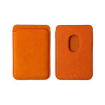 Alcantara MagSafe Cardholder // Orange