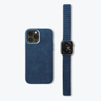 Alcantara Apple Watch Magnetic Bands // Navy Blue (38/40/41mm)