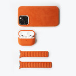 Alcantara Apple Watch Magnetic Bands // Orange (38/40/41mm)