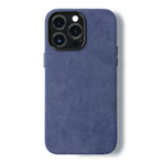 Alcantara iPhone Case // Violet Blue (13 Pro Max)