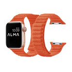 Alcantara Apple Watch Magnetic Bands // Orange (38/40/41mm)