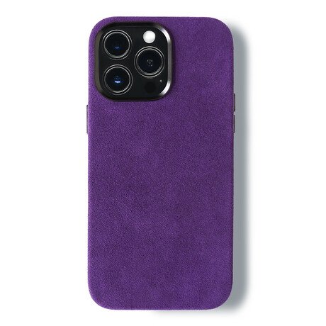 Alcantara iPhone Case // Indigo (14 Pro Max)