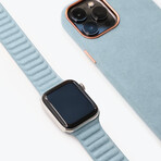 Alcantara Apple Watch Magnetic Bands // Baby Blue (38/40/41mm)